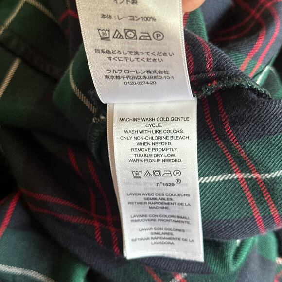 Lauren Ralph Lauren Plaid Button Up - Black Label - Picture 7 of 9